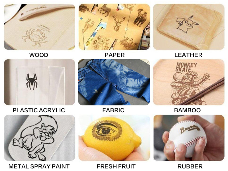 CO2 玻璃、亞克力、塑料激光打標機