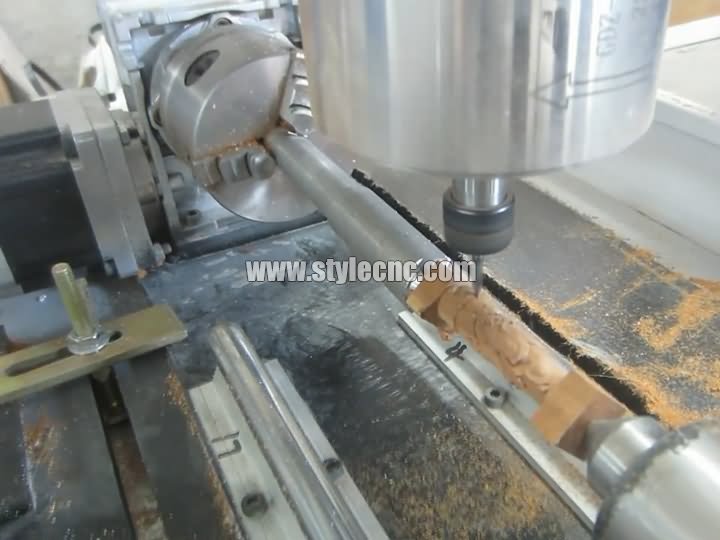 迷你臺式數(shù)控雕刻機第四軸旋轉(zhuǎn)工作臺