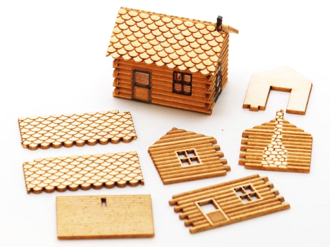 3D采用激光切割木材計劃 CO2 激光管