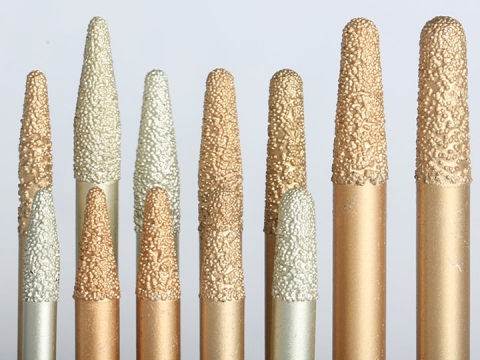 錐形鉆石 3D 大理石、花崗巖深浮雕鉆頭