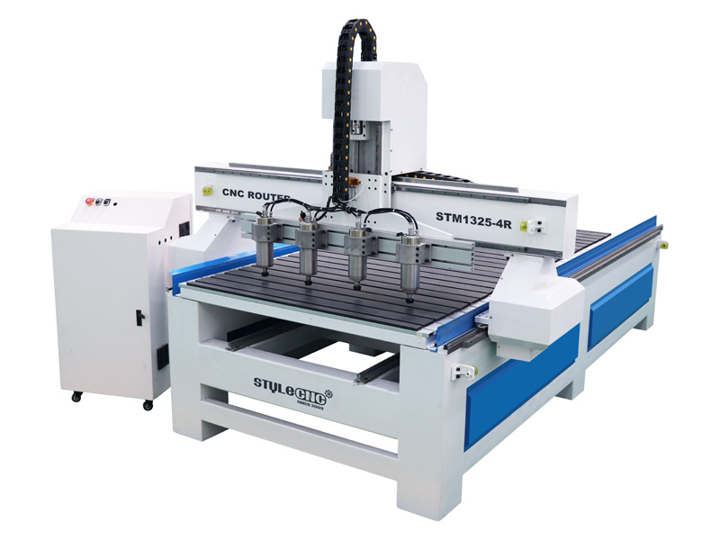 STM1325-4R 4x8 帶 4 個旋轉軸的多軸數控雕刻機工作臺