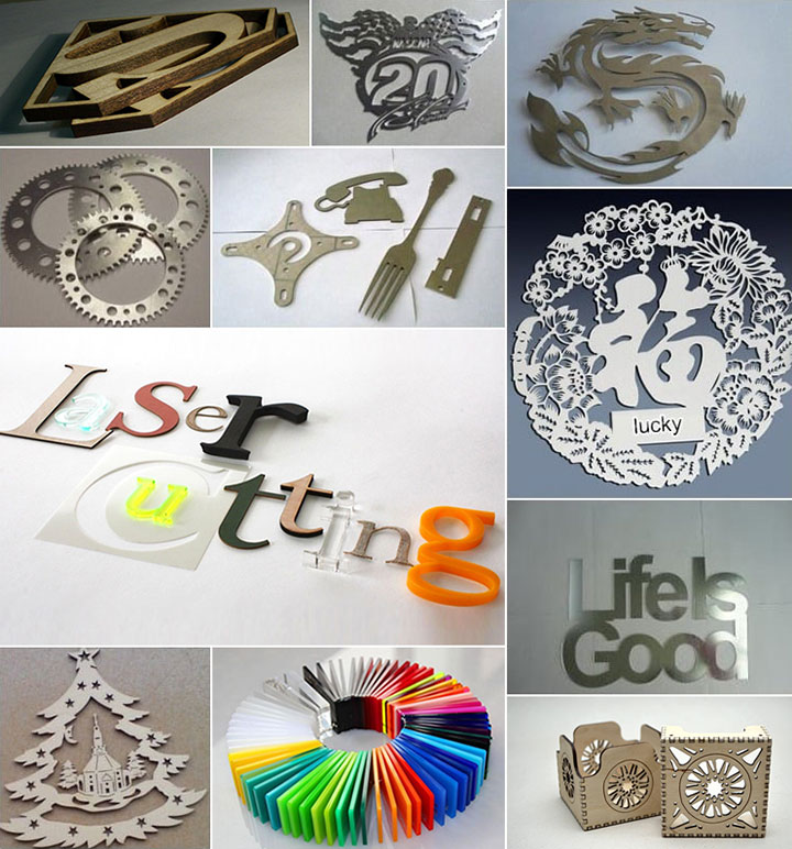 用于金屬和非金屬項目的激光切割機