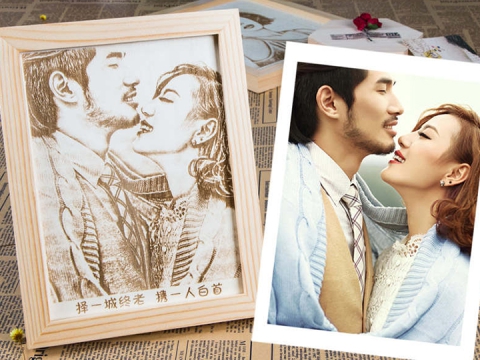 用于木刻畫的激光木雕機 用于木刻畫的激光木雕機