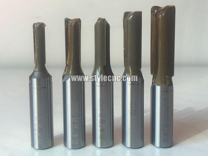 TCT 直槽 CNC 鉆頭，適用于中密度纖維板和木材切割