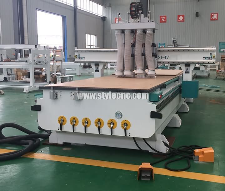 家具數控雕刻機（4主軸）發往卡塔爾