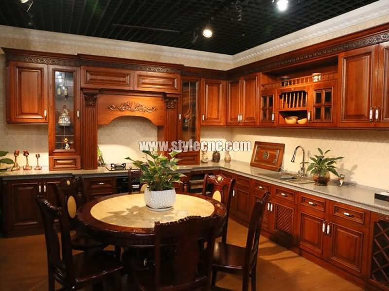 采用數(shù)控雕刻機的櫥柜門項目