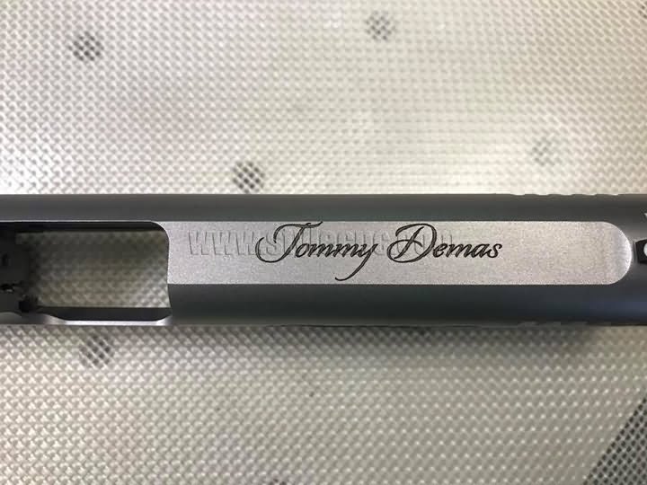 槍上的激光深雕