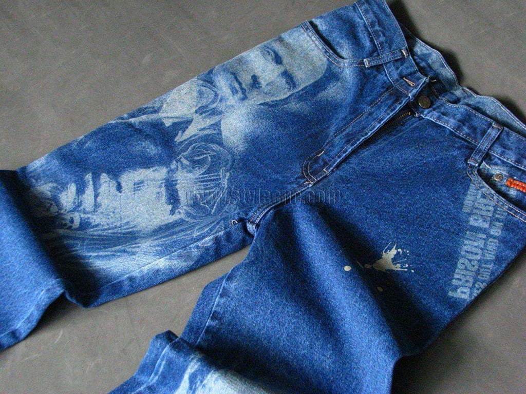 牛仔褲激光打標(biāo)機(jī)雕刻項(xiàng)目