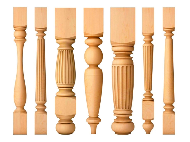 大型長床木工車床，適用于桌腿車削項目