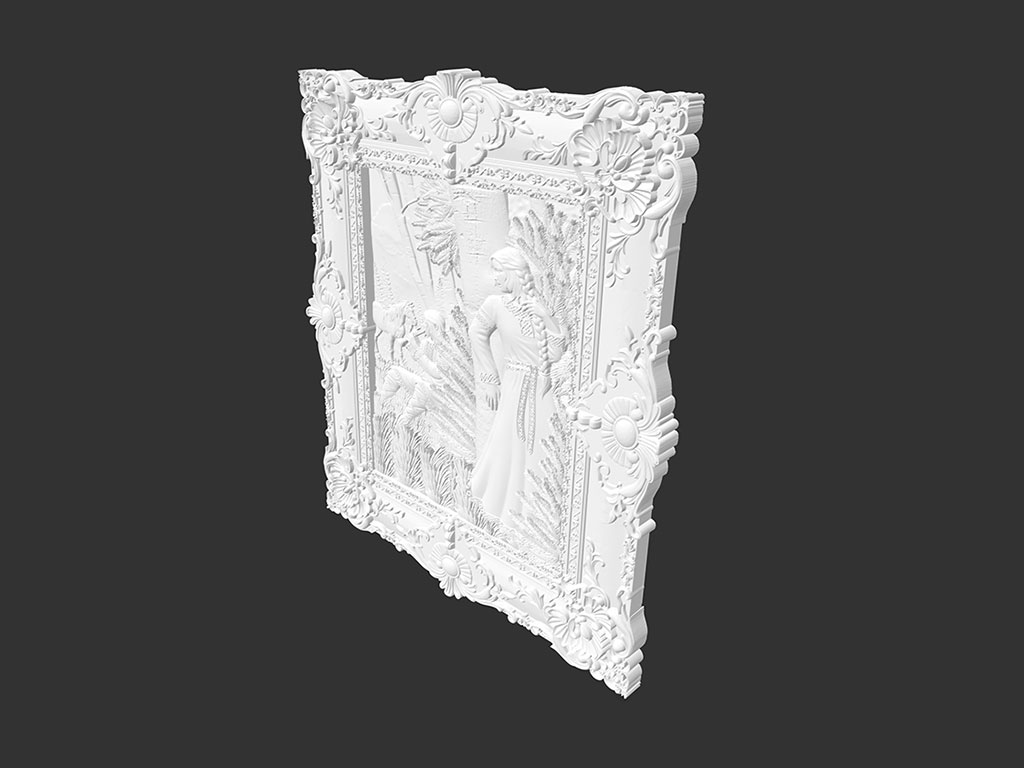 木工數控雕刻機 3D 救濟模型 STL 檔