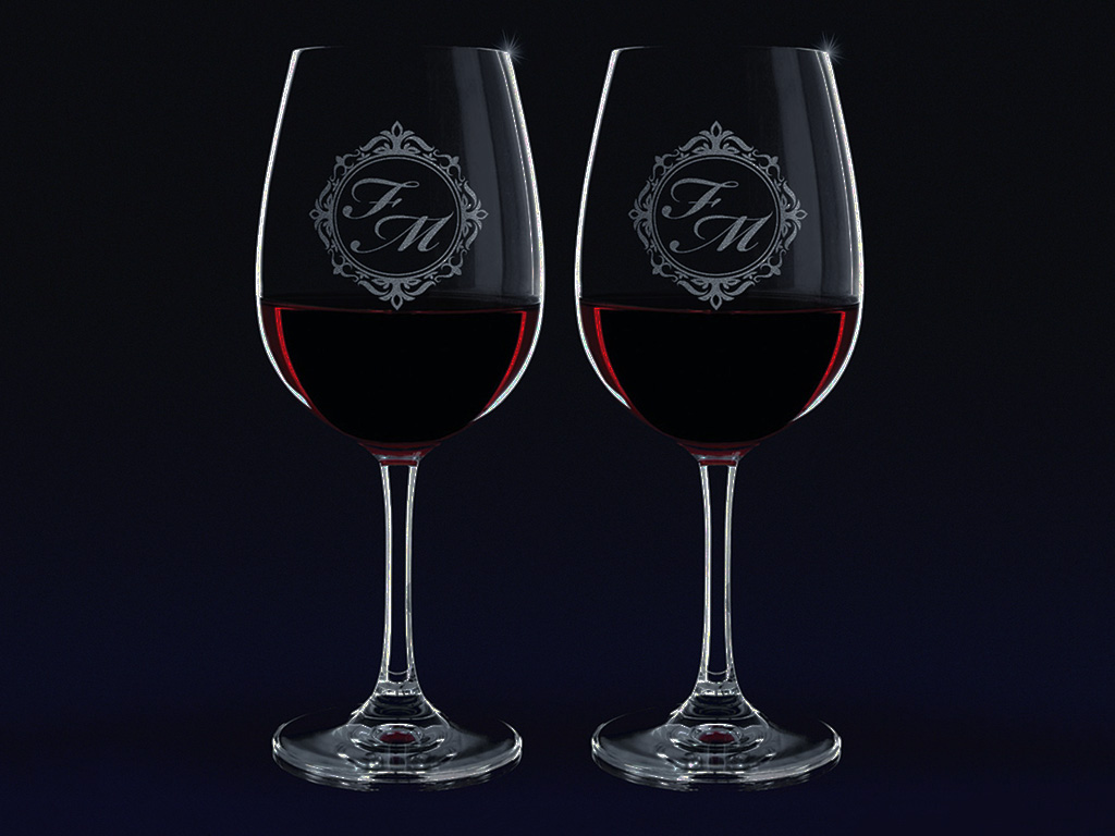 用于 DIY 紅酒杯的紫外激光打標機