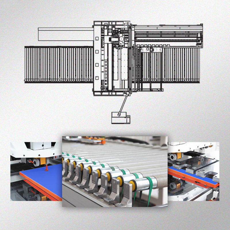 自動六面數控鉆孔機特點 自動六面數控鉆孔機特點
