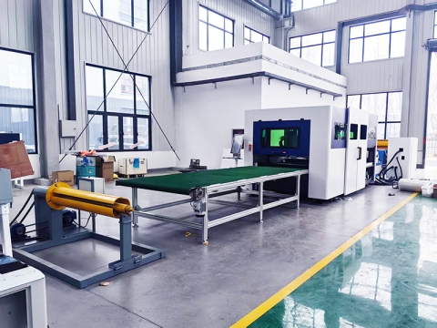 自動激光下料系統：卷料送料激光切割機