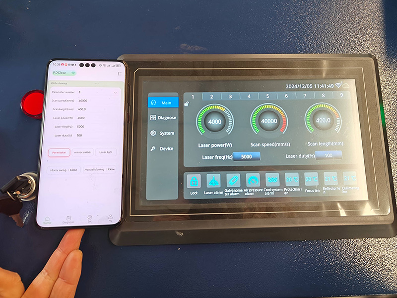 激光除銹機(jī)手機(jī)應(yīng)用程序 激光除銹機(jī)手機(jī)應(yīng)用程序