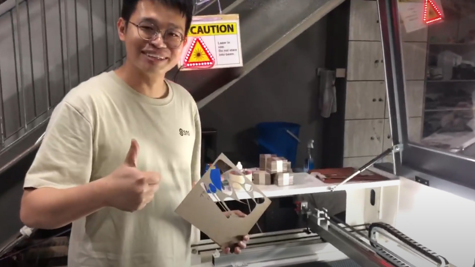 新加坡客戶評價 STJ1390 激光切割機？