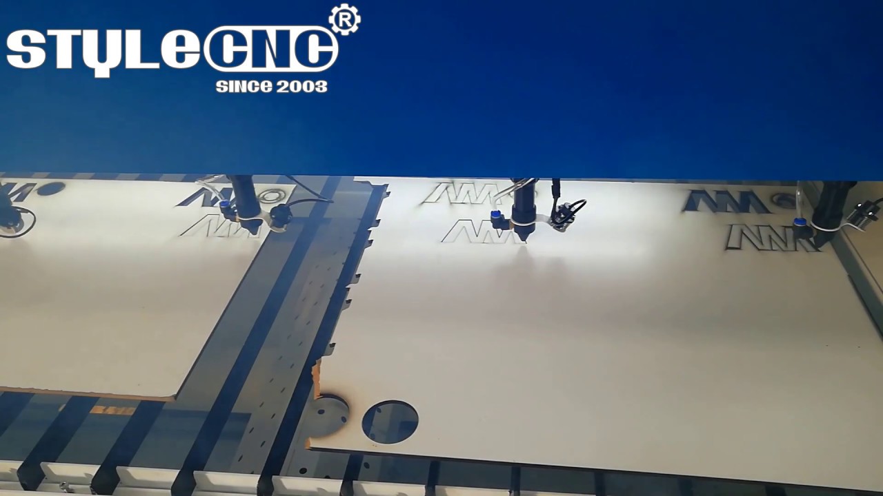 適用于膠合板/中密度纖維板/木材/丙烯酸/紙張的多頭激光切割機 適用于膠合板/中密度纖維板/木材/丙烯酸/紙張的多頭激光切割機